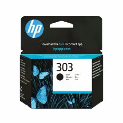 HP Αυθεντικό δοχείο μαύρου μελανιού 303 (Tinte HP 303 / T6N02AE Black)