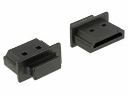 DeLOCK 64029 κάλυμμα πρίζας HDMI A Μαύρος [Μαύρο] 10 τεμάχια (Delock HDMI A female - stÃ¸vdÃ¦kke med g)
