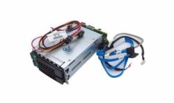 Intel A2UREARHSDK2 drive bay πίνακας 2.5" Πάνελ μεταφοράς Μαύρος [Μαύρο], Γκρι (INTEL DRIVE CAGE UPGRADE KIT 2U HOT-SWAP)