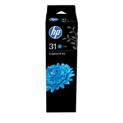 HP Αυθεντική φιάλη κυανού μελανιού 31, 70 ml (HP 31 CYAN ORIGINAL INK BOTTLE - )