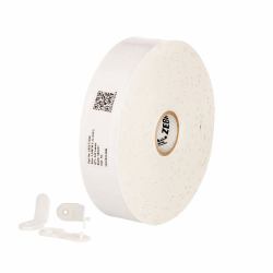 Zebra Z-Band Quickclip Wristband Λευκός [Άσπρος] (WRISTBAND POLYPROP 30.2X279.4MM - Z-BAND QUICKCLIP 240/ROLL 4/BOX)