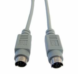 Cables Direct PS/2 PS/2 καλώδιο 10 m 6-p Mini-DIN Γκρι (10m PS/2 Data Cable)