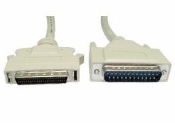 Cables Direct 1m, DB25 M/HP DB50 M, SCSI-2 καλώδιο SCSI Γκρι Εξωτερικός DB50/HPM (CDL 1M DB25M-HP50D M Beige SCSI)