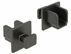 DeLOCK 64010 κάλυμμα πρίζας Μαύρος [Μαύρο] 10 τεμάχια (Delock - stÃ¸vdÃ¦kke)