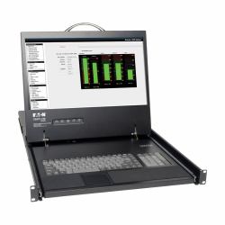 Tripp Lite B070-016-19 ράφι 48,3 cm [19"] 1280 x 1024 εικονοστοιχεία Μαύρος [Μαύρο] (NetCommander 16-Port Cat5 1U Rack-Mount Console KVM Switch with 19-in. LCD B070-016...