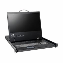Tripp Lite B040-016-19 ράφι 48,3 cm [19"] 1366 x 768 εικονοστοιχεία Γαλβανισμένο ατσάλι (NetController 16-Port 1U Rack-Mount Console KVM Switch with 19-in. LCD B...