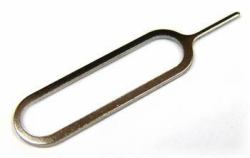 CoreParts MSPP1736 electronic device repair tool (SIM Card Pin iPhone /iPad - iPhone iPAD SIM Card Pin, - Metal, Metallic, Apple iPhone - Warranty: 12M)