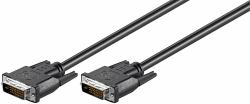 Microconnect MONCC5 καλώδιο DVI 5 m DVI-D Μαύρος [Μαύρο] (DVI-D 24+1-pin 5m M-M Black - Full HD 1080p, Dual Link, - HDTV Resolution max.: 2560 x 1600 Pixel, 60Hz - Warranty: 300M)