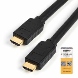 StarTech.com HDMM7MP καλώδιο HDMI 7 m HDMI Τύπος A [Standard] Μαύρος [Μαύρο] (21M 4K HIGH SPEED HDMI CABLE - PREMIUM CERTIFIED HDMI CORD 4K)