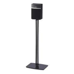SoundXtra BST10FS1021 στήριγμα ηχείων Πάτωμα Αλουμίνιο [Αργύλιο], Ατσάλι Μαύρος [Μαύρο] 