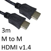 target Cables Direct 77HDMI-030 καλώδιο HDMI 3 m HDMI Τύπος A [Standard] Μαύρος [Μαύρο] 