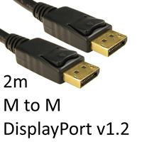target Cables Direct 99DP-002LOCK καλώδιο DisplayPort 2 m Μαύρος [Μαύρο] 