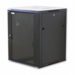 Techly I-CASE EW-2015BK ράφι για εξυπηρετητές 15U Επίτοιχο ράφι Μαύρος [Μαύρο] 
