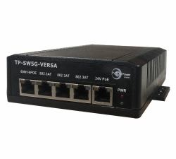 Tycon Systems TP-SW5G-VERSA μεταγωγέας δικτύου L2 Gigabit Ethernet [10/100/1000] PoE τροφοδοτικού Μαύρος [Μαύρο] 