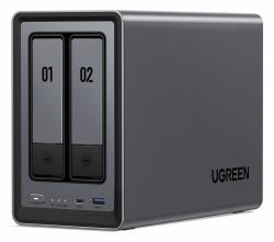 Ugreen NASync DXP2800 NAS Compact Intel® N N100 8 GB DDR5 UGOS Pro Μαύρος [Μαύρο] 