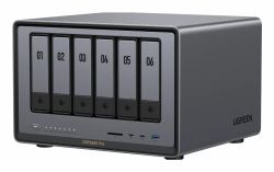 Ugreen NASync DXP6800 Pro NAS Compact Intel® Core™ i5 i5-1235U 8 GB DDR5 UGOS Pro Μαύρος [Μαύρο] 
