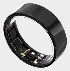 Ultrahuman Ring AIR Οχι Έξυπνο δαχτυλίδι ανιχνευτής δραστηριότητας Μαύρος [Μαύρο] 
