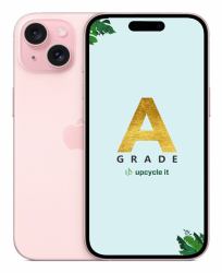 upcycle it Apple iPhone 15 [Refurbished] A 15,5 cm [6.1"] Διπλή SIM iOS 17 5G USB Type-C 128 GB Ροζ Ανακατασκευασμένο 