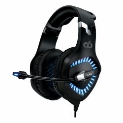 Veho VAB-002-GX2 ακουστικό κεφαλής & ακουστικό κεφαλής με μικρόφωνο Ακουστικά Καλωδιωμένος [Ενσύρματος] Head-band Παιχνίδι USB Τύπου-A Μαύρος [Μαύρο] 