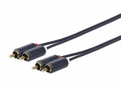 Vivolink PRORCARCA30 καλώδιο ήχου 30 m 2 x RCA Μαύρος [Μαύρο] 