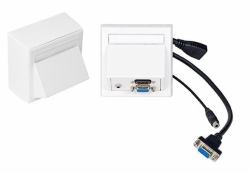 Vivolink WI221192 ρευματοδότης HDMI + VGA + 3.5mm Λευκός [Άσπρος] 
